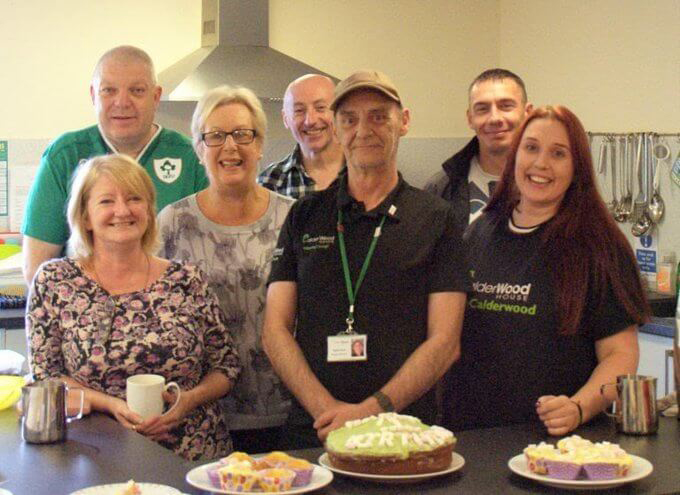 Jo-Calderwood and team with cakes